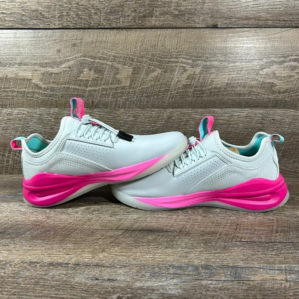 Clove Shoes ELECTRON ROSE Light Blue/Pink Nursing Healthcare Sneakers W 8.5/M 7